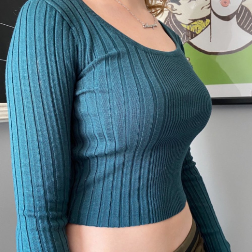 Kendall & Kylie Ribbed Sweater